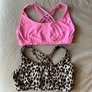 2 Victoria’s Secret Essential Strappy Sports Bra